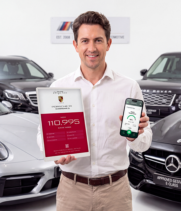 AutoTalker Car Dealership Digital Vehicle Pricing Display